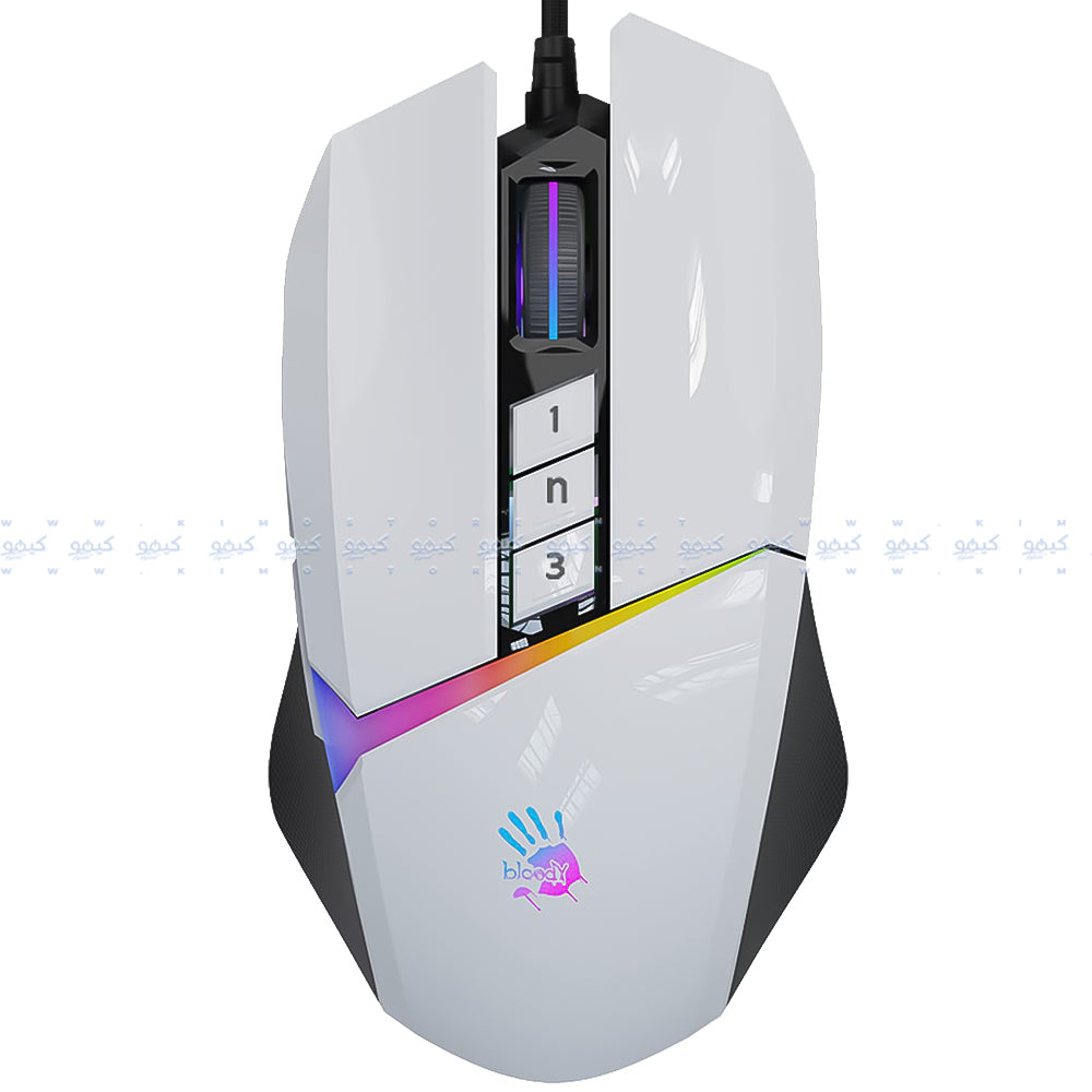 Bloody W60 Max Wired RGB Gaming Mouse 10000Dpi