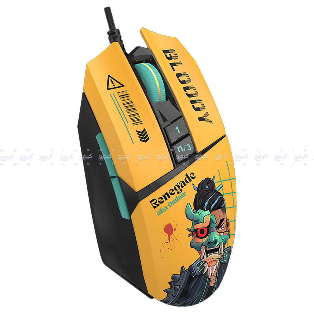 ماوس بلودي سلكي RGB جيمنج 12000 نقطة في البوصة W63 Max 