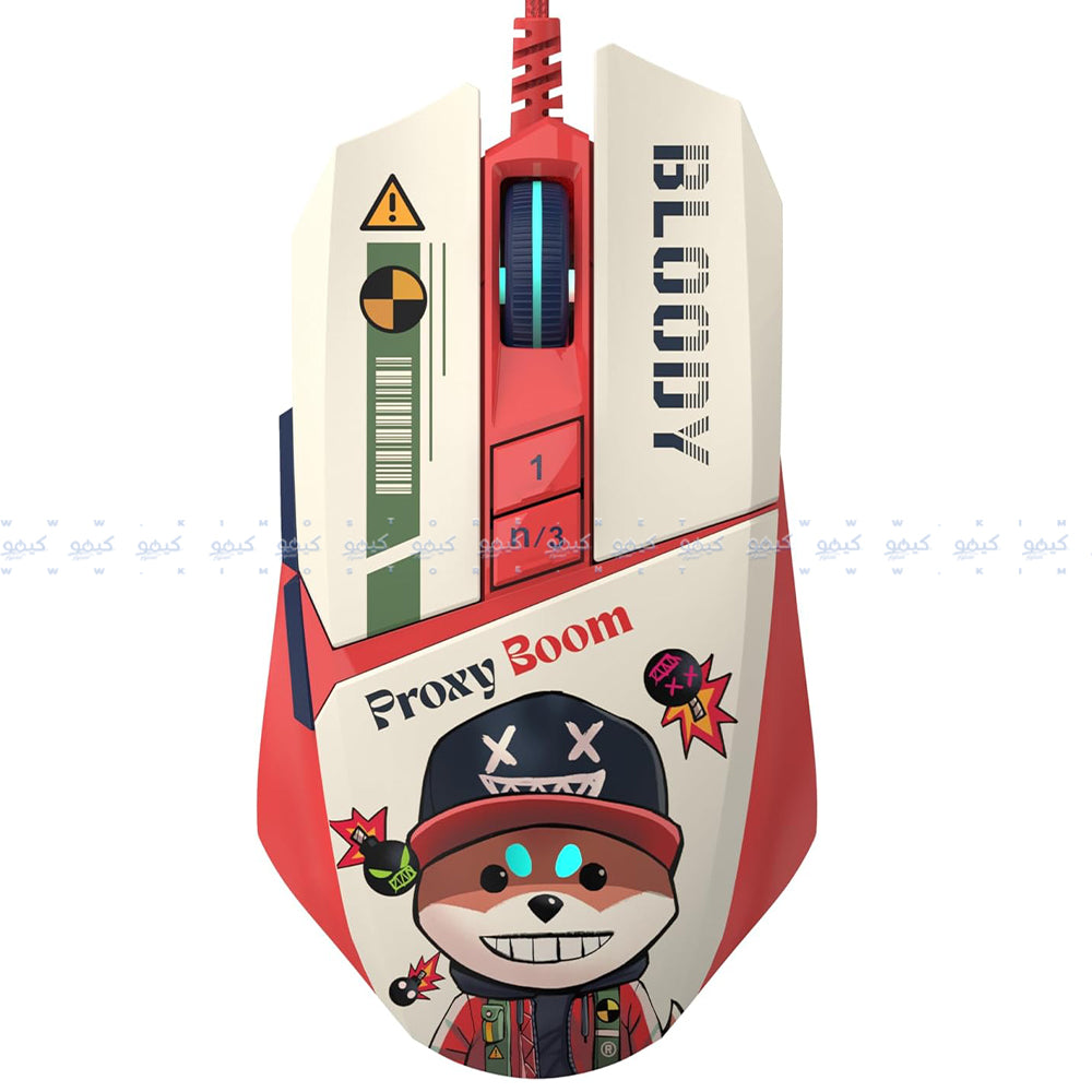 Bloody W63 Max Wired RGB Gaming Mouse 12000Dpi