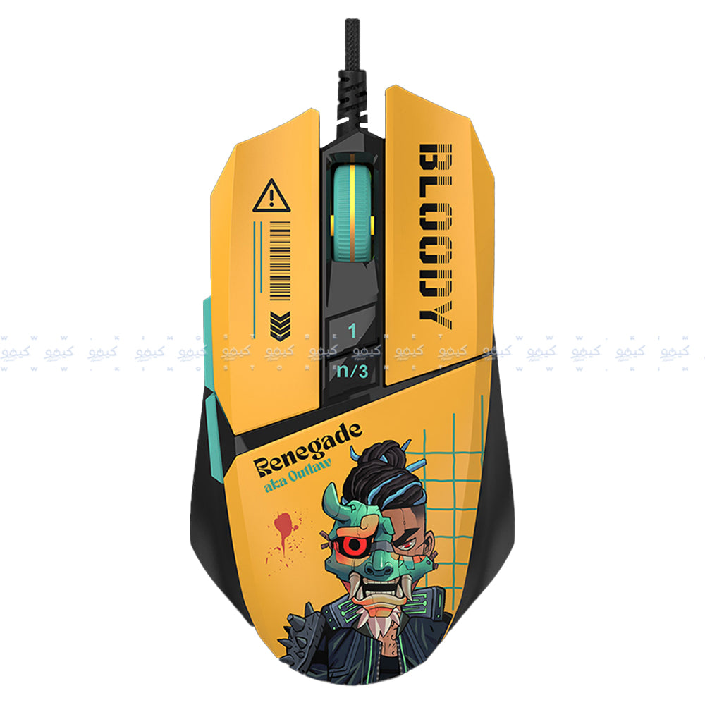 ماوس بلودي سلكي RGB جيمنج 12000 نقطة في البوصة W63 Max 