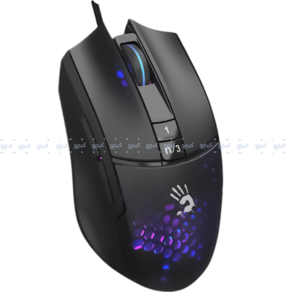 Bloody L65 Max Wired RGB Gaming Mouse 12000Dpi - Honeycomb