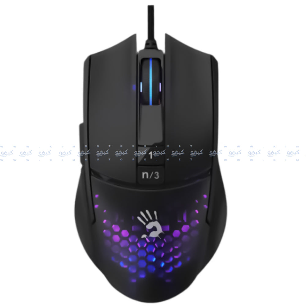 Bloody L65 Max Wired RGB Gaming Mouse 12000Dpi - Honeycomb