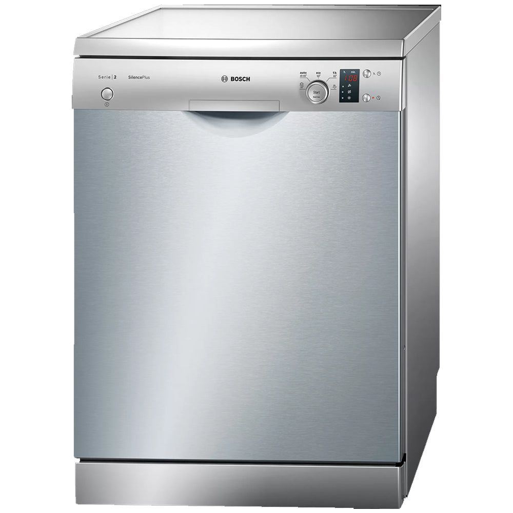 Bosch Free Standing Dishwasher Series 2 SMS25AI00V 12 Person 60cm - Silver Inox