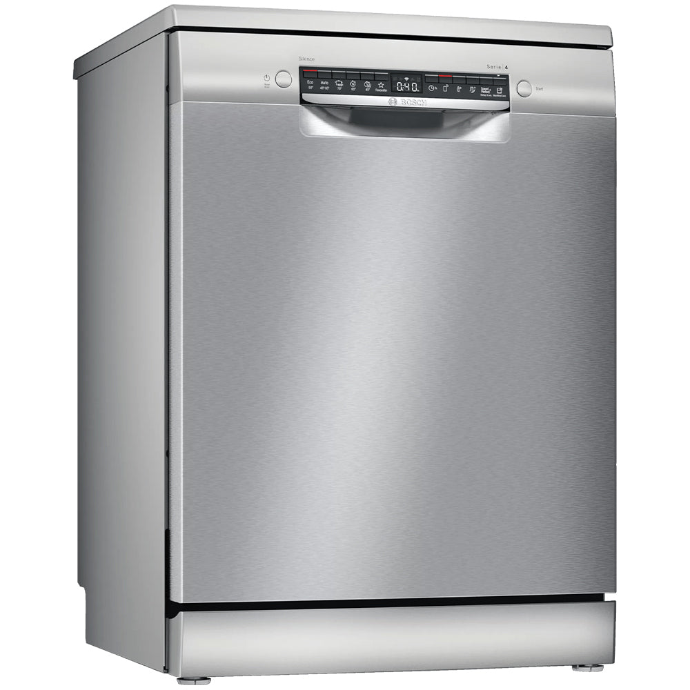 Bosch Free Standing Dishwasher Series 4 SMS4EMI60T 13 Person 60cm - Silver Inox