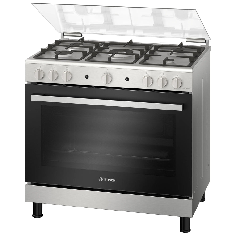 Bosch Gas Cooker HGV1F8Y52S 5 Burners (90cm X 60cm)