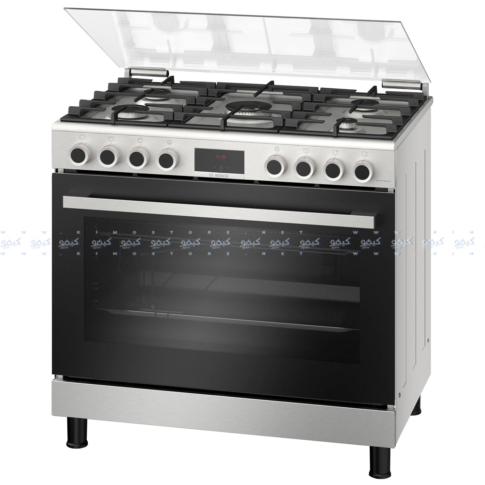 Bosch Gas Cooker Series 6 HGP3I8W50S 5 Burners (90cm X 60cm)