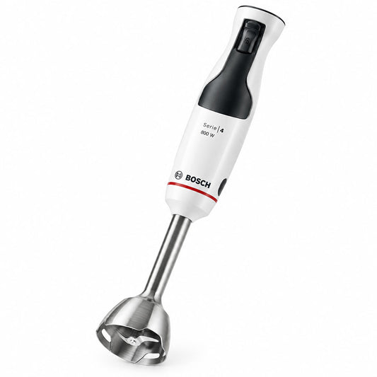 خلاط يدوي بوش 800 وات ErgoMaster MSM4W420 - أبيض
