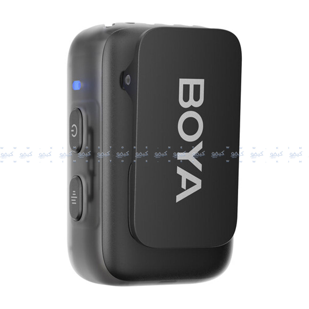  نظام ميكروفون بويا لاسلكي 2 في 1 ثنائي القناة BOYAMIC 2-02 - أسود 