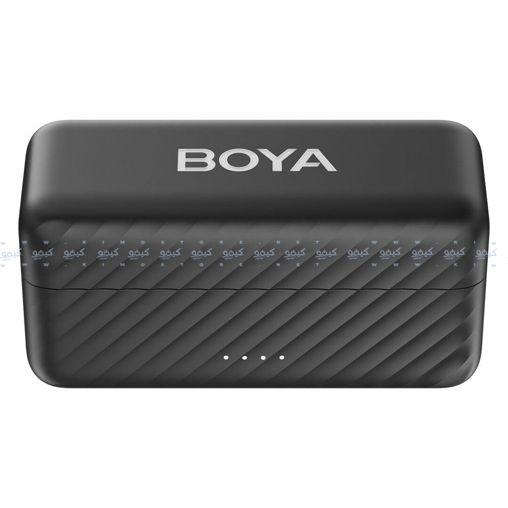  نظام ميكروفون بويا لاسلكي 2 في 1 ثنائي القناة BOYAMIC 2-02 - أسود 