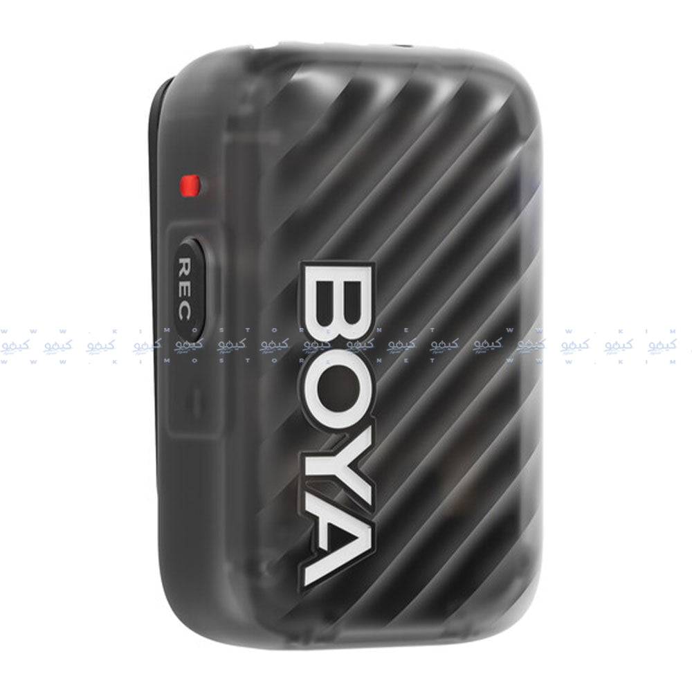  نظام ميكروفون بويا لاسلكي 2 في 1 ثنائي القناة BOYAMIC 2-02 - أسود 