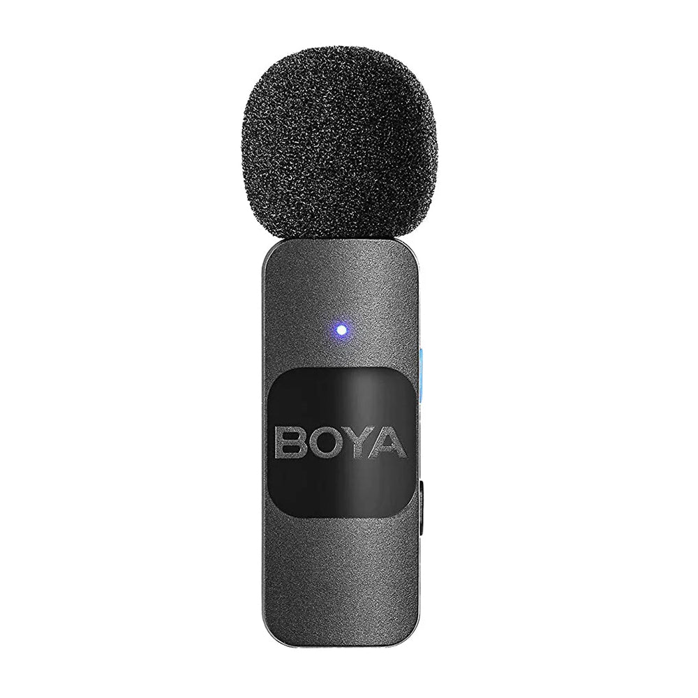 Boya BY-V20 Type-C 2.4GHz Dual Channel Wireless Microphone System - Black