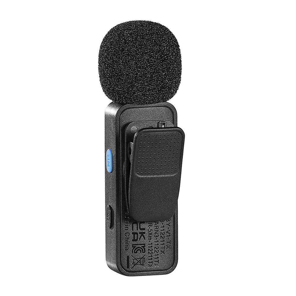 Boya BY-V20 Type-C 2.4GHz Dual Channel Wireless Microphone System - Black