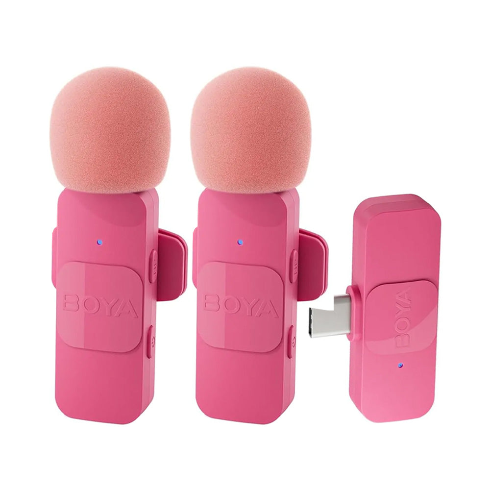 Boya BY-V20 Type-C 2.4GHz Dual Channel Wireless Microphone System
