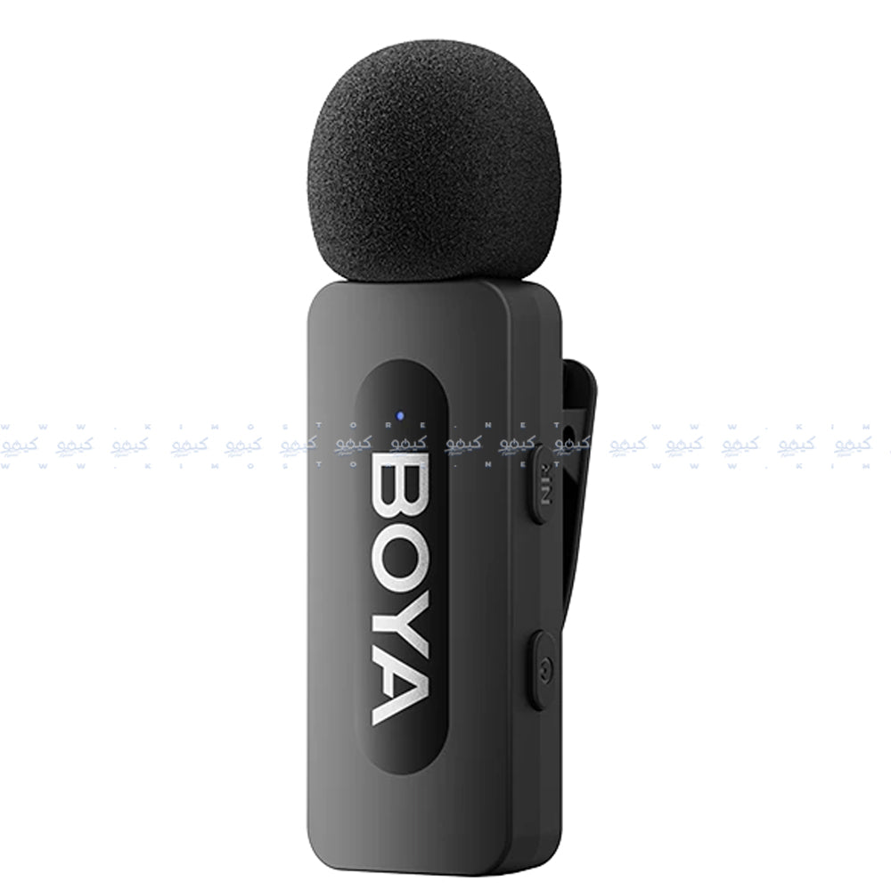  نظام ميكروفون بويا لاسلكي ثنائي القناة بمنفذ لايتنينج 2.4 جيجاهرتز BY-V2 