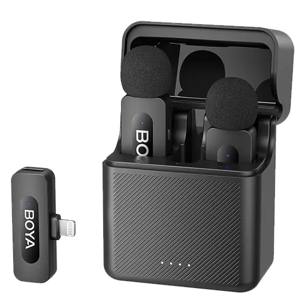 Boya BY-V3 Lightning 2.4GHz Dual Channel Wireless Microphone System