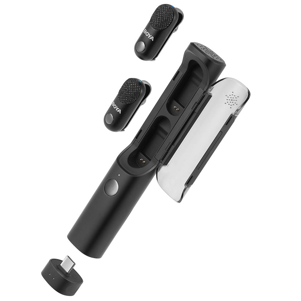 Boya Magic-03 2in1 Dual Channel Wireless Microphone System - Black