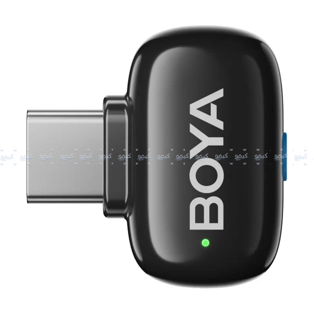 Boya Mini-14 Type-C 2.4GHz Dual Channel Wireless Microphone System - Black