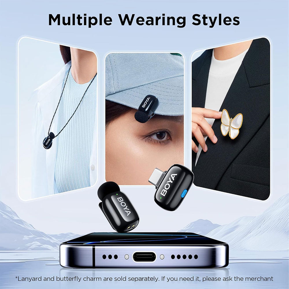 Boya Mini-17 Type-C 2.4GHz Wireless Microphone System