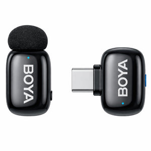 Boya Mini 2-06 Type-C 2.4GHz Wireless Microphone System - Black