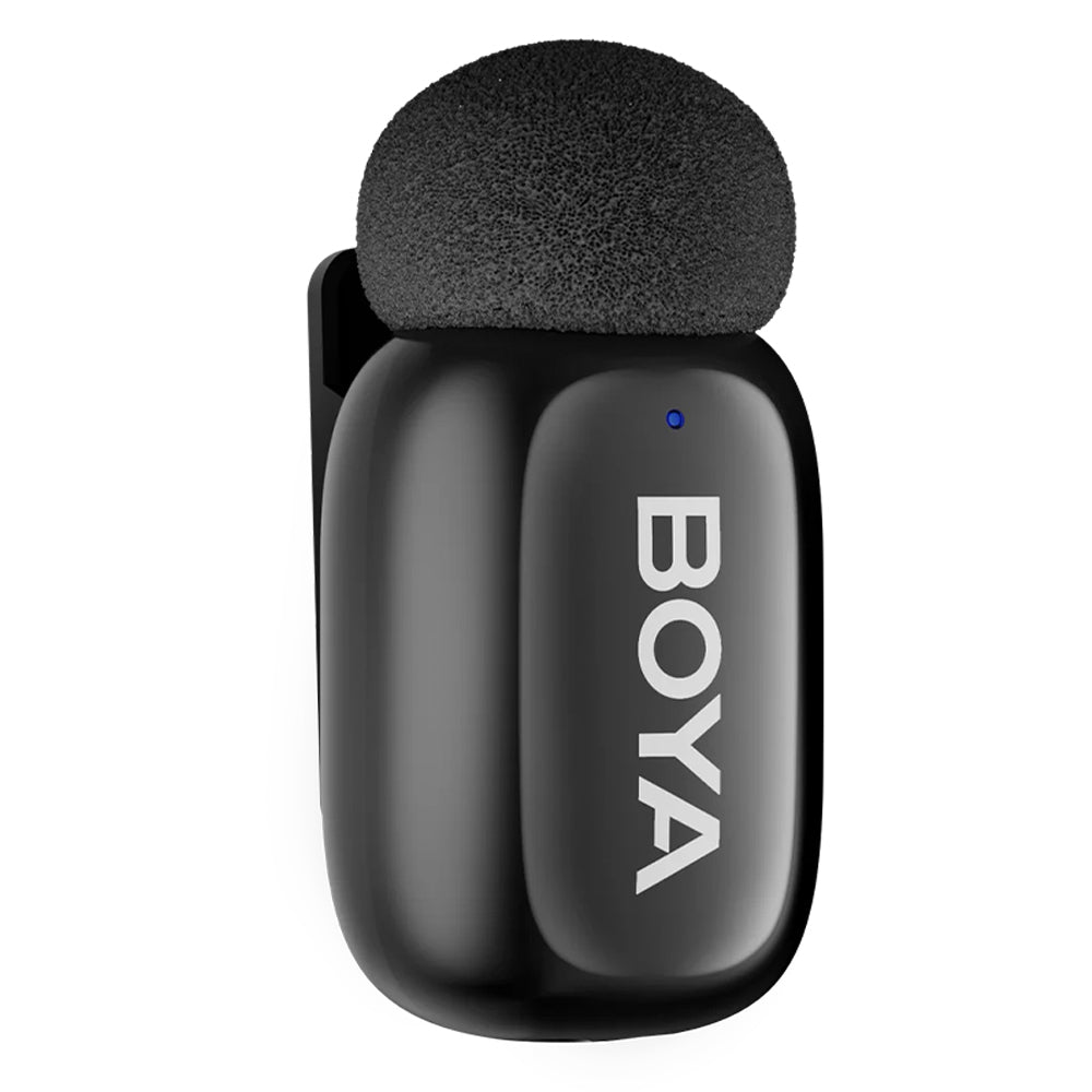 نظام ميكروفون بويا لاسلكي بمنفذ تايب سي 2.4 جيجاهرتز Mini 2-06 - أسود