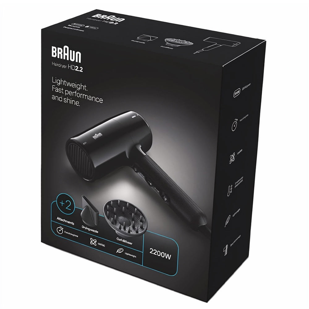 Braun Hair Dryer HD4.2 BRHD425E 2100W - Black