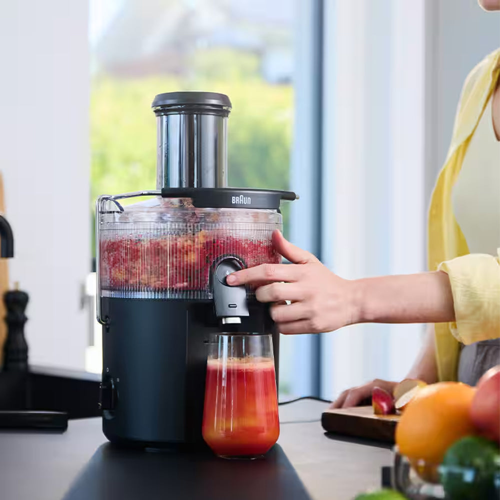 عصارة براون 0.8 لتر 800 وات MultiJuice 5 SJ5000 - أسود