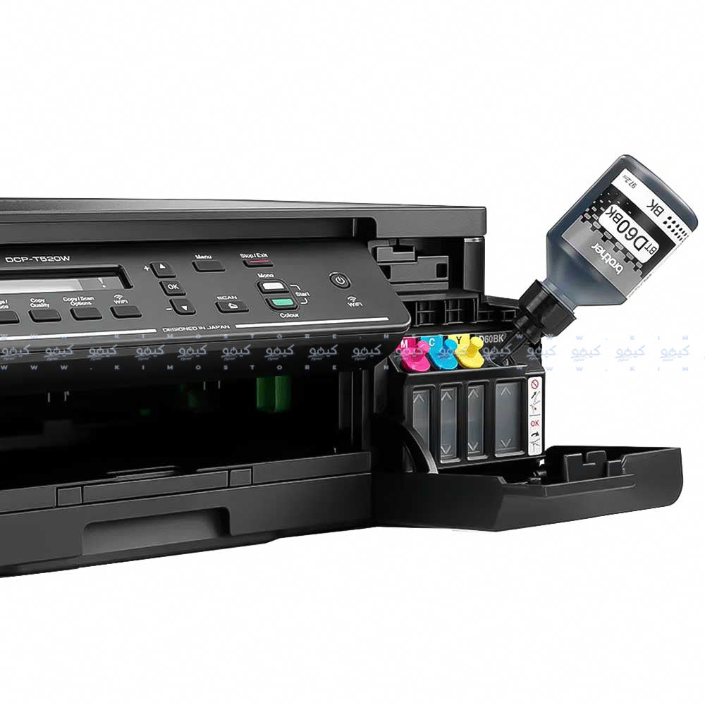 Brother Inkjet DCP-T520W Wireless Printer Color (Print - Copy - Scan)