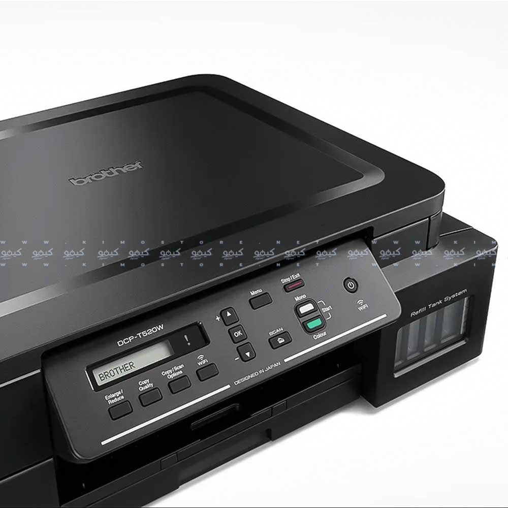 Brother Inkjet DCP-T520W Wireless Printer Color (Print - Copy - Scan)