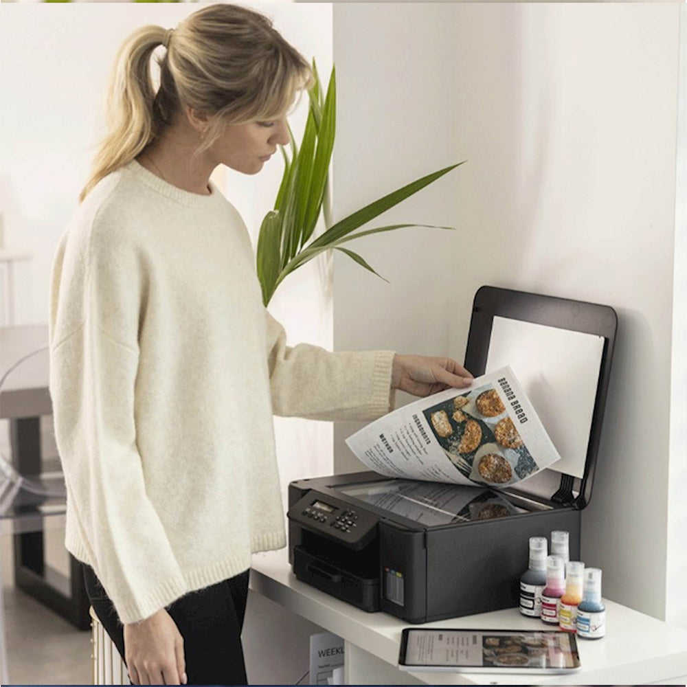 طابعة براذر DCP-T530DW انك جيت متعددة الوظائف لاسلكية الوان (طباعة - نسخ - مسح ضوئي)