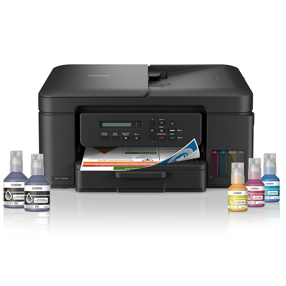 طابعة براذر انك جيت متعددة الوظائف لاسلكية الوان DCP-T730DW