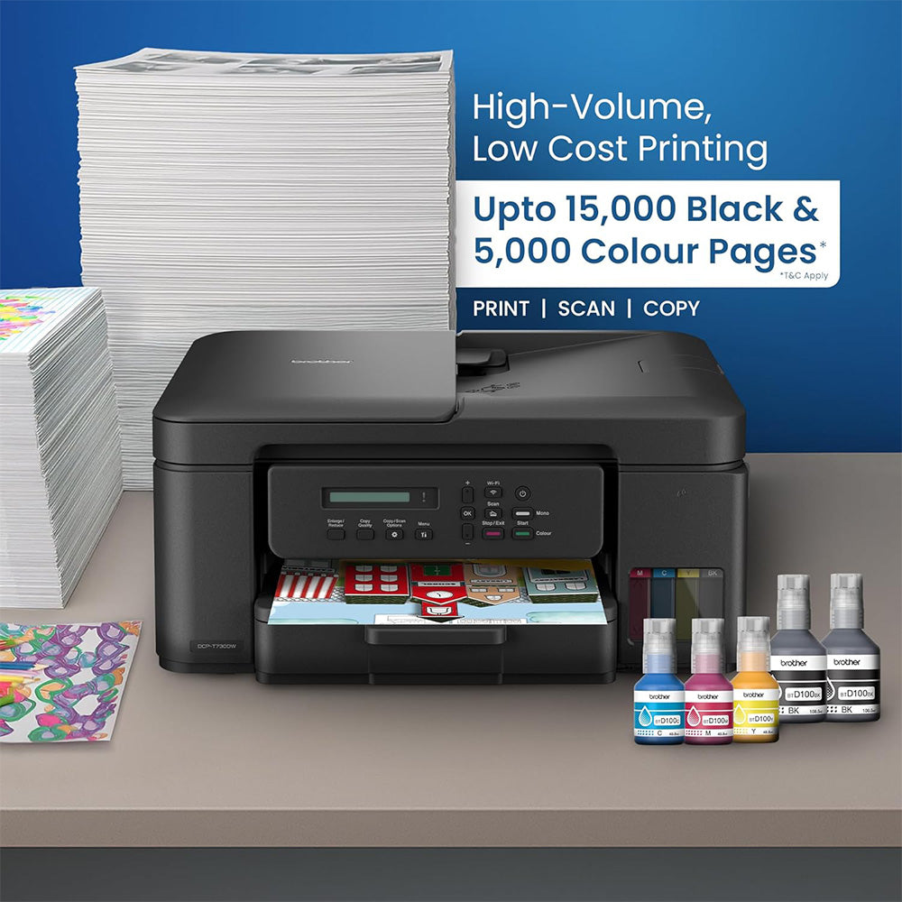 طابعة براذر انك جيت متعددة الوظائف DCP-T730DW