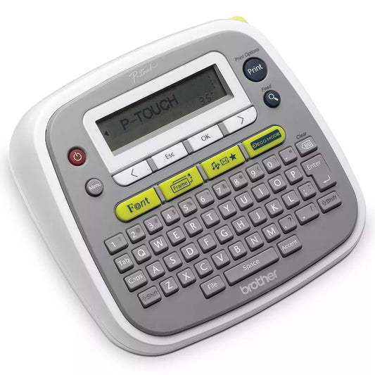 طابعة ملصقات براذر PT-D200 - أبيض