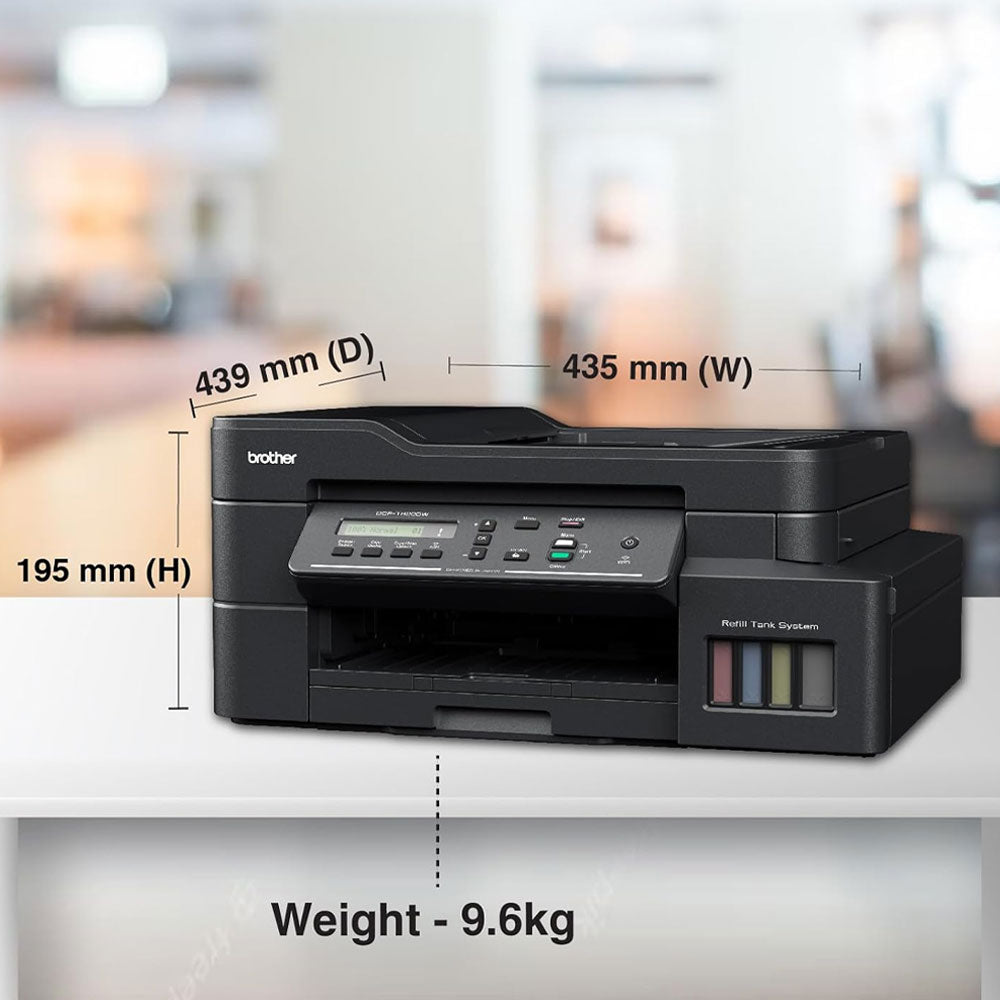 طابعة براذر DCP-T820DW انك جيت الكل في واحد لاسلكية الوان