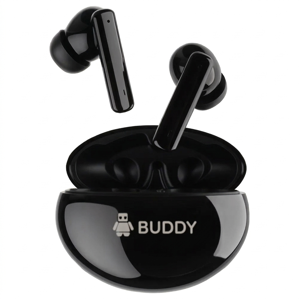 Buddy Buds W20 Plus ANC+ENC TWS Earbuds - Black