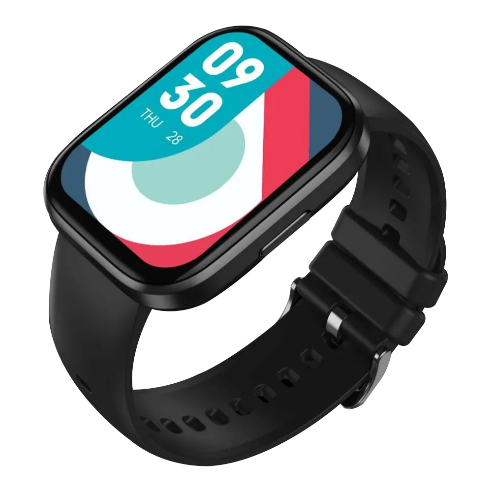 Buddy Prime V6 Smart Watch Black Case With Black Silicone Strap