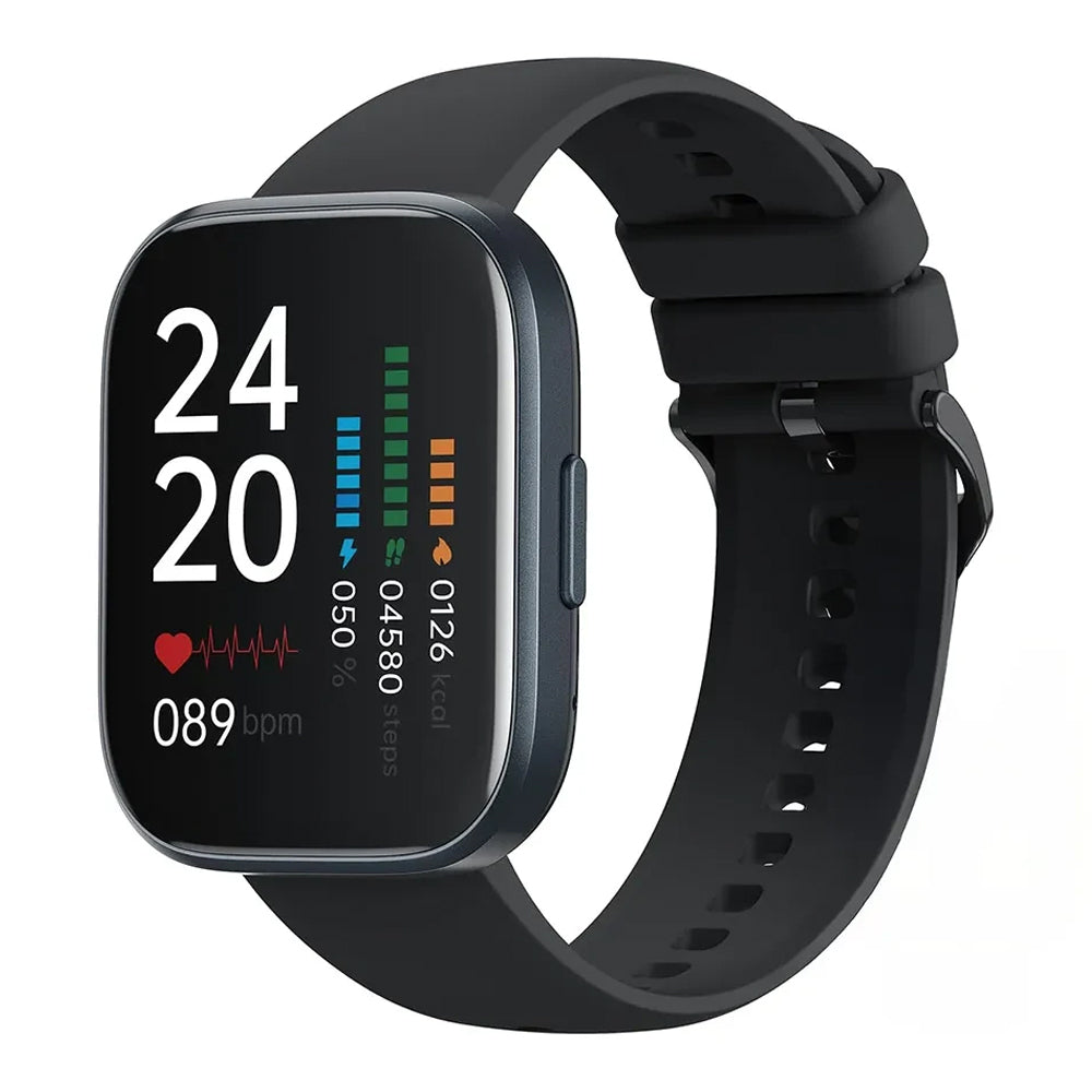 Buddy Prime V6 Smart Watch Black Case With Black Silicone Strap