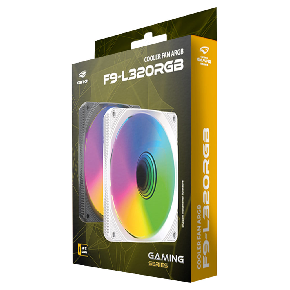 مروحة كيس سي ثري تك F9-L320 ARGB - اسود