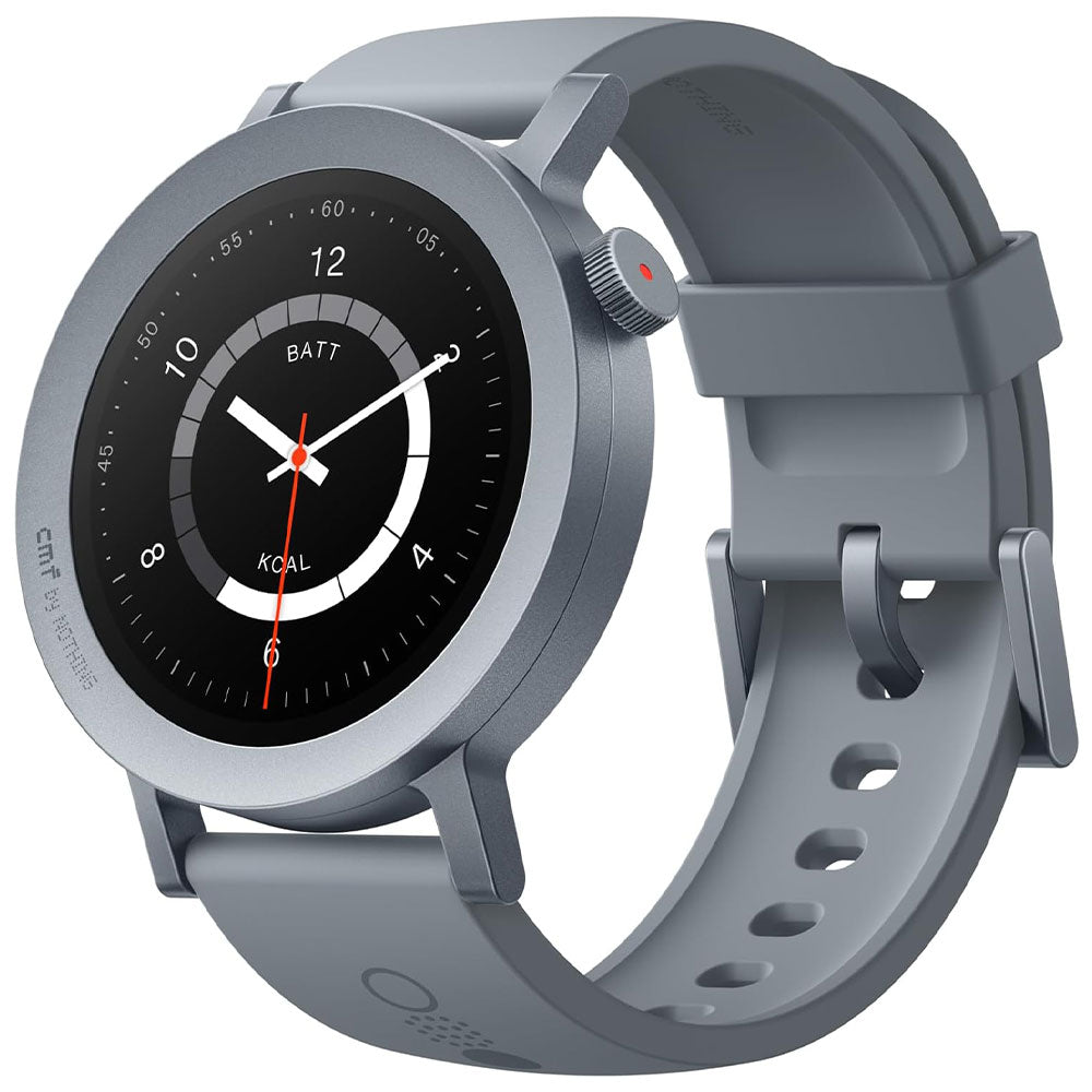 CMF Watch Pro 2 D398 Smart Watch (45mm - GPS) Ash Gray Metal Case With Ash Gray Silicon Strap