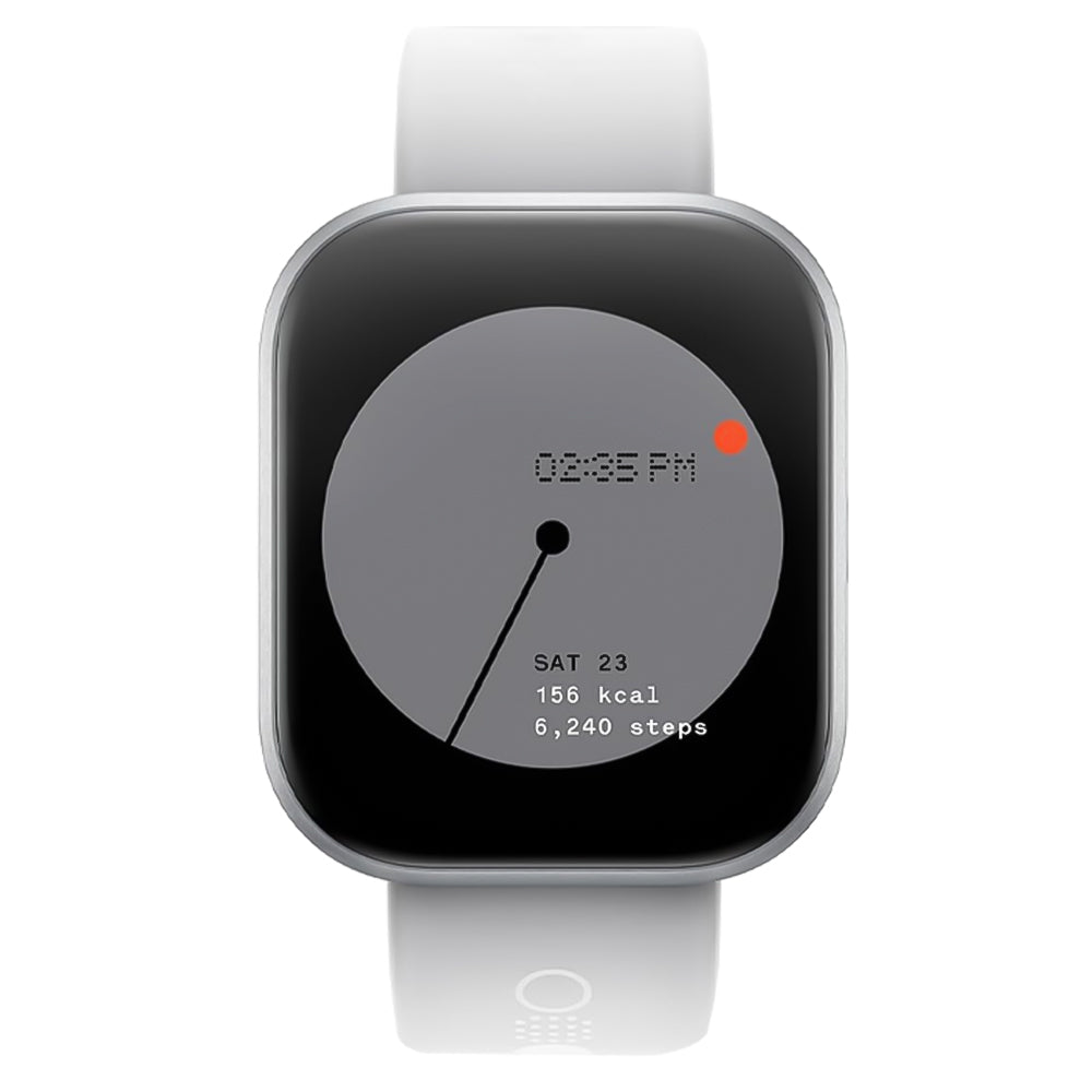 CMF Watch Pro D395 Smart Watch (40mm - GPS) Silver Aluminum Case With Light Gray Silicone Strap