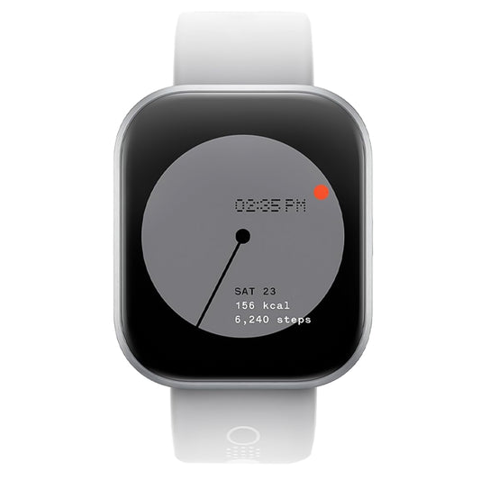 CMF Watch Pro D395 Smart Watch (40mm - GPS) Silver Aluminum Case With Light Gray Silicone Strap