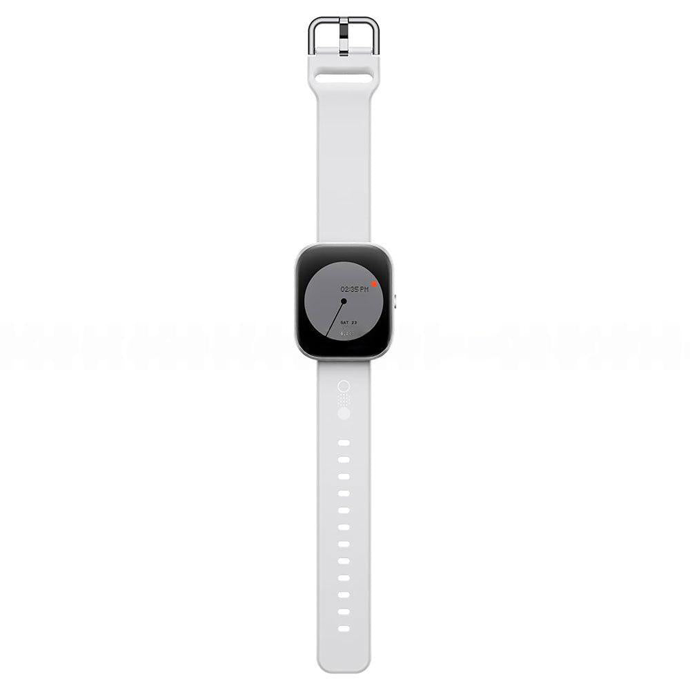ساعة سمارت سي إم إف Watch Pro D395 (40 ملم - GPS) هيكل ألومنيوم فضي مع سوار سيليكون رمادي فاتح
