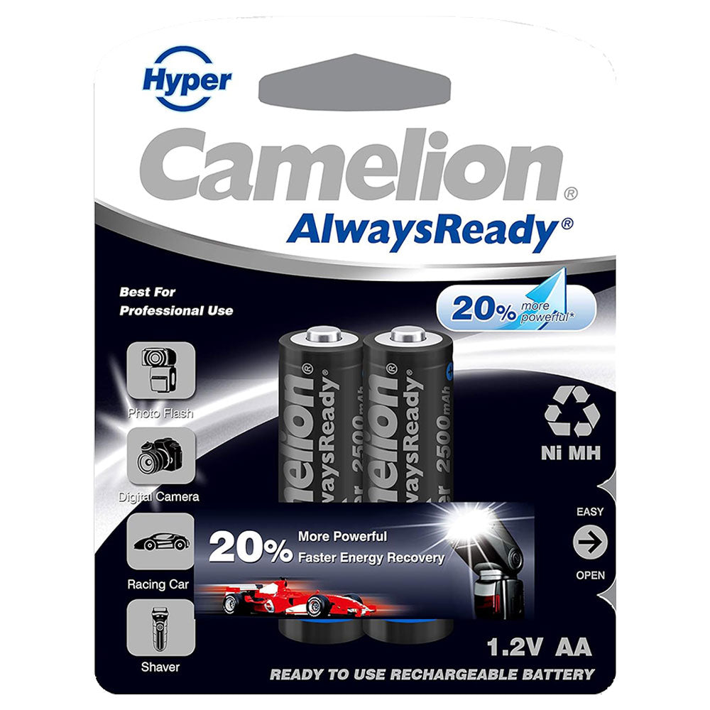 Camelion AA2 Rechargeable Battery 2500mAh