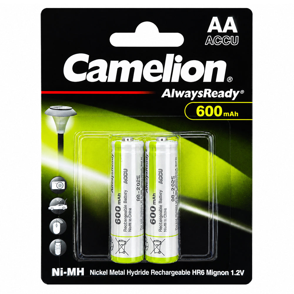 Camelion AA2 Rechargeable Battery 600mAh