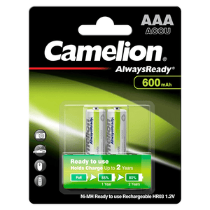 Camelion AAA2 Rechargeable Battery 600mAh