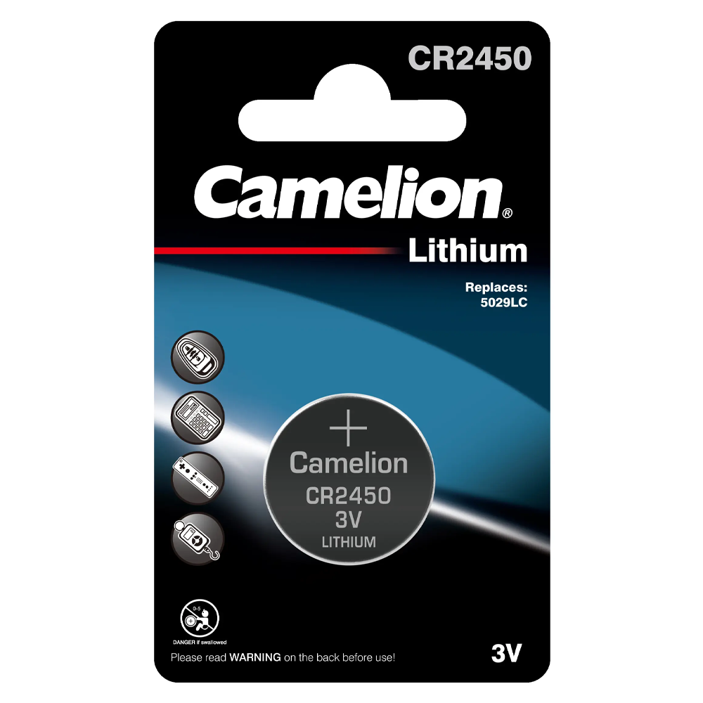 Camelion CR2450 Lithium Battery 