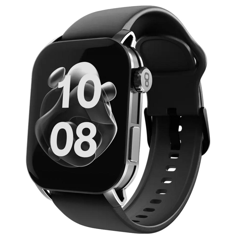 CardoO Watch X Apex CGLWXA04B Smart Watch Black Zinc Alloy Case With Black Silicone Strap