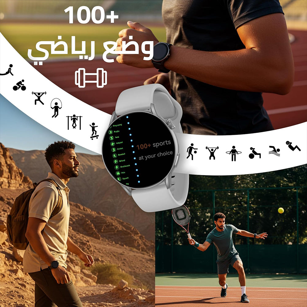 CardoO Watch X Orbit CGLWXO03S Smart Watch Silver Zinc Alloy Case With Gray Silicone Strap