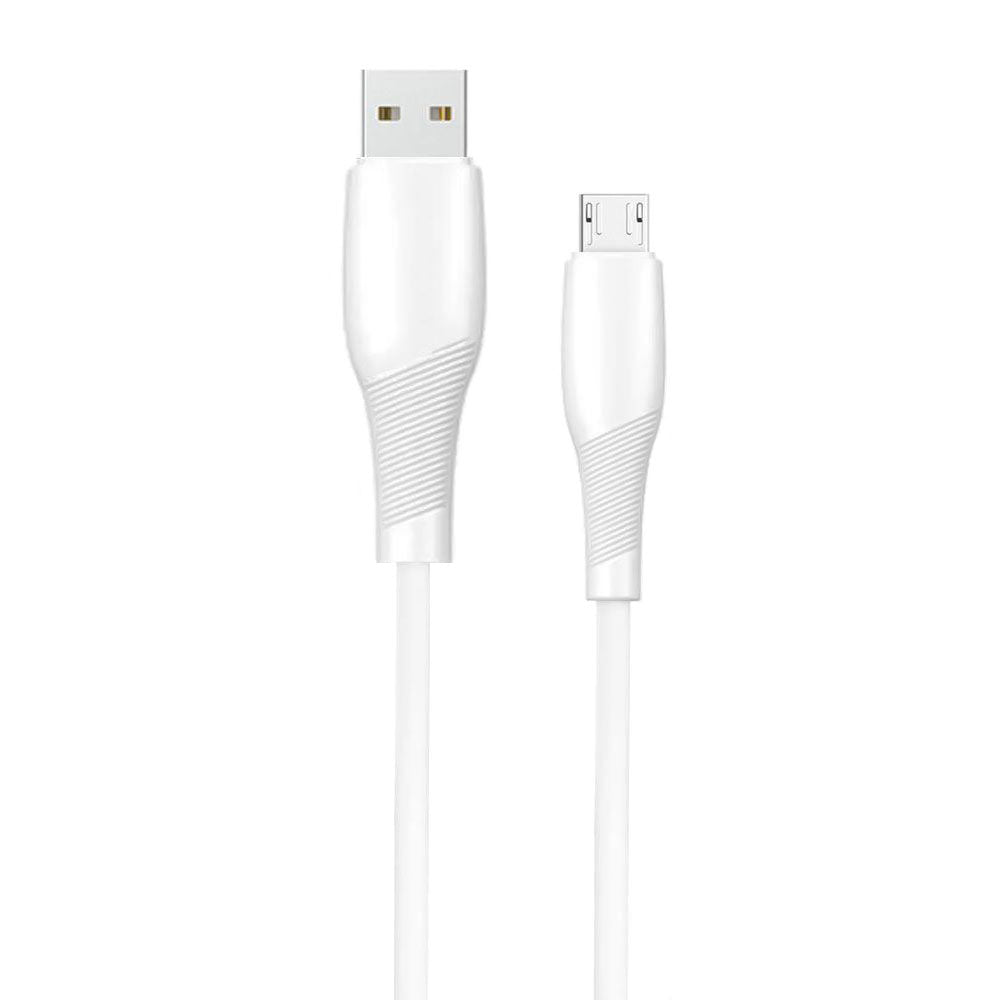 Cell Tel CT-60C USB To Micro Cable 2.4A Fast Charging 1m - White