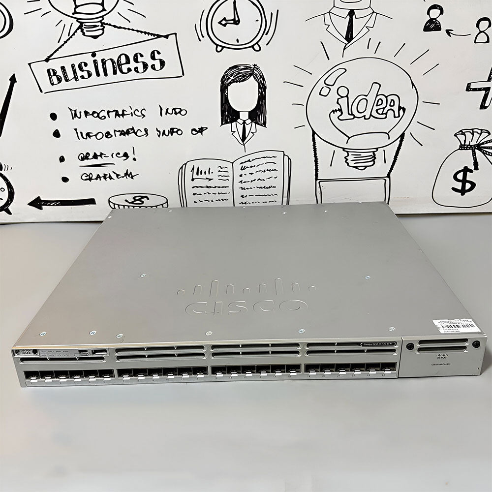 Cisco WS-C3850-24XS-E Managed Rackmount Switch 24 Port Gigabit SFP+ 
