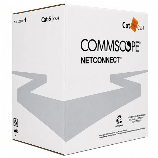 كابل نت وورك كومسكوب 305 متر CS34Z3 Cat6 UTP - أزرق
